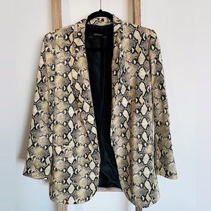 Zara Snake Print Blazer